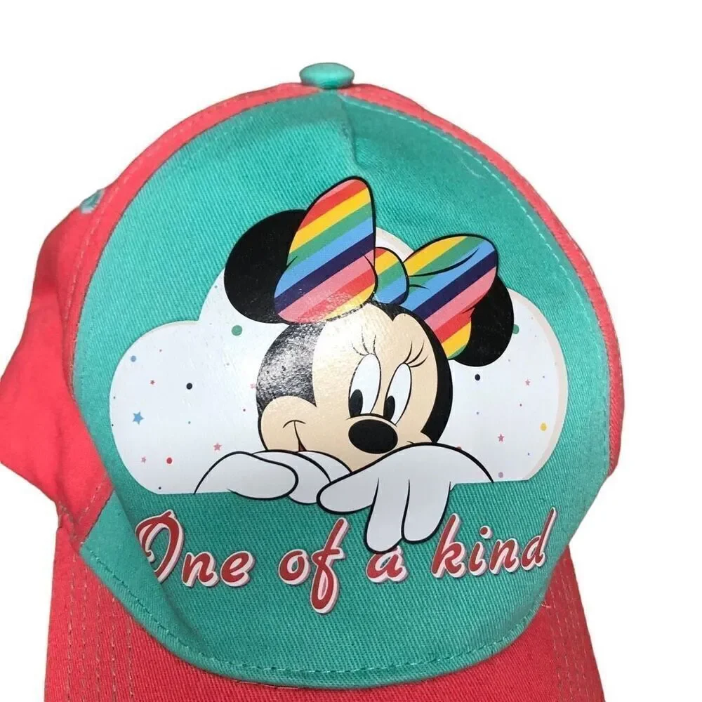 Disney Minnie Mouse One of a Kind Rainbow Hat